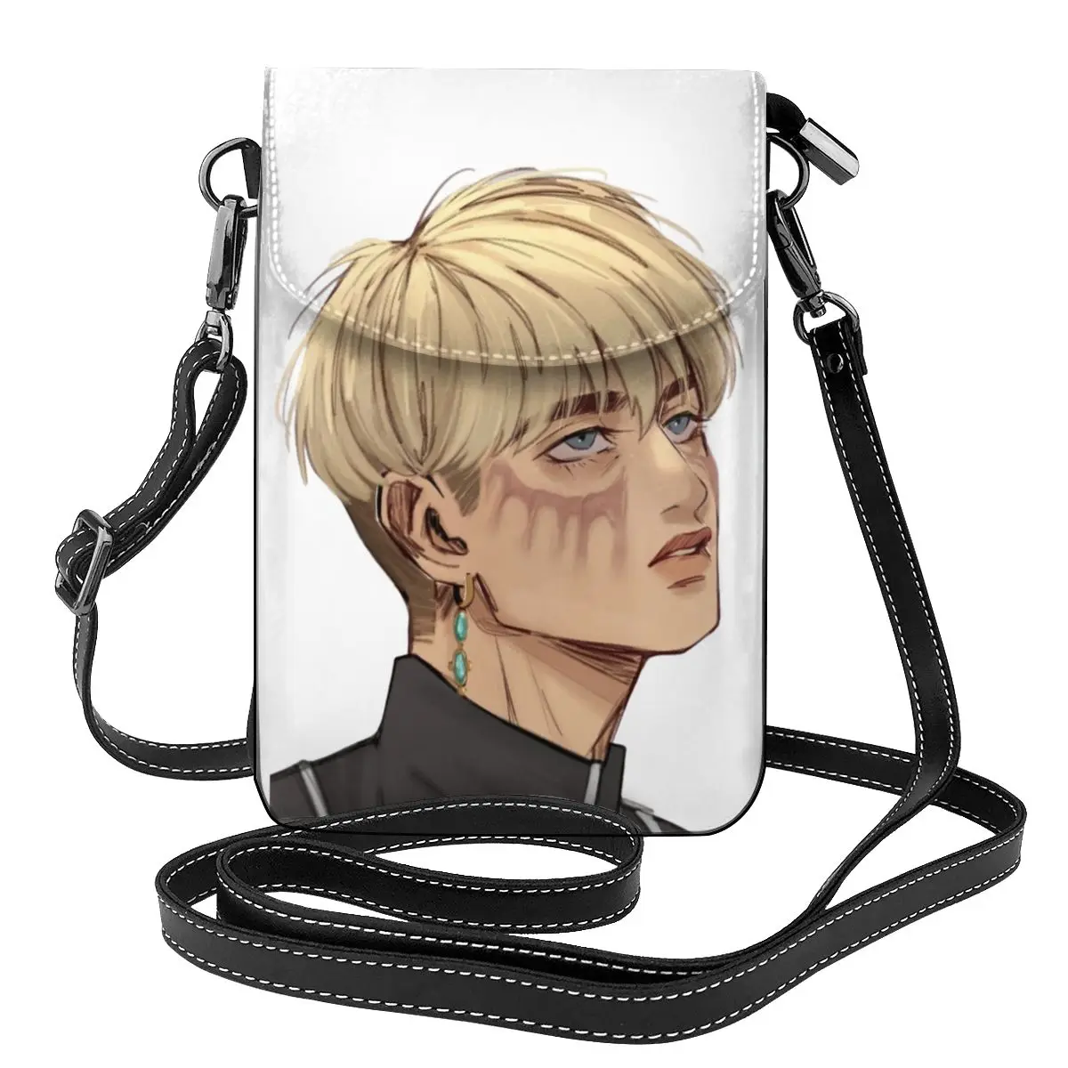 

Armin Arlert Shoulder Bag emotional support strong willpower Student Fashion Women Bags Stylish Leather Work Purse