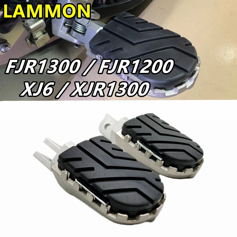 

FOR YAMAHA FJR1300 FJR1200 XJ6 XJR1300 Motorcycle Accessories Front Footpegs Foot Rest Peg