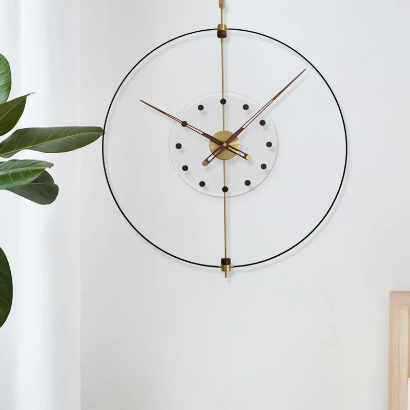 Настенные часы для гостиной роскошный интерьер эстетические настенные