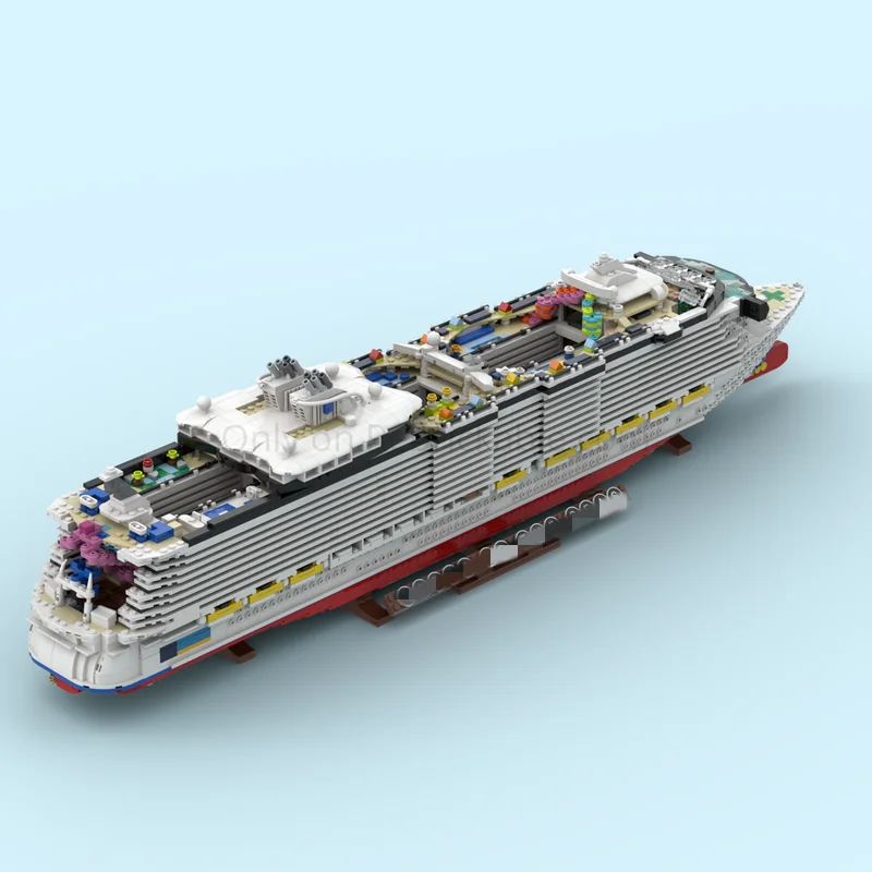 Высокая сложность MOC Ocean Oasis Гигантская круизная технология Строительные блоки Креативная сборка Игрушечные модели Детский подарок Корабль (art.: 3920cd64c28dd) - 3920cd64c28dd