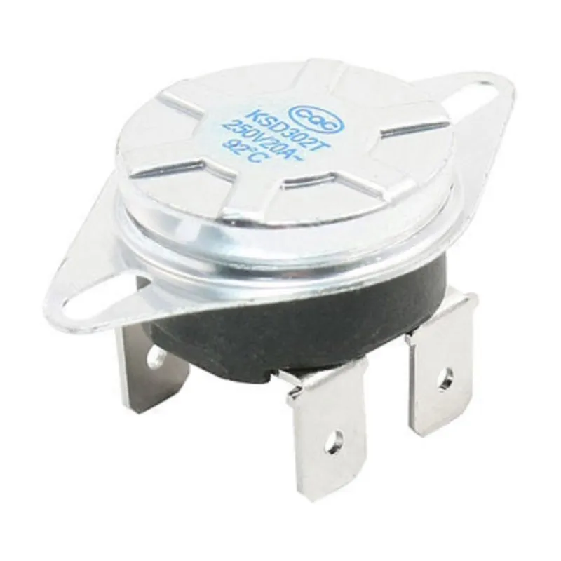 AC250V 20A KSD302T Регулятор температуры Биметаллический термостат N/C 92C 4P