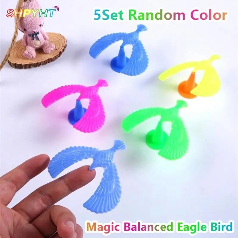 

5Set Balanced Eagle Bird with Base Children's Funny Educational Toy Magic Maintain Balance Antistress Toy