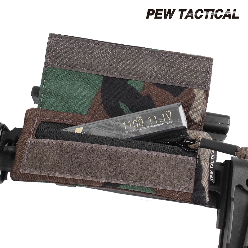 

Pew Tactical zenitco AK Triangle Stock Pouch Airsoft Battery Storage pouch