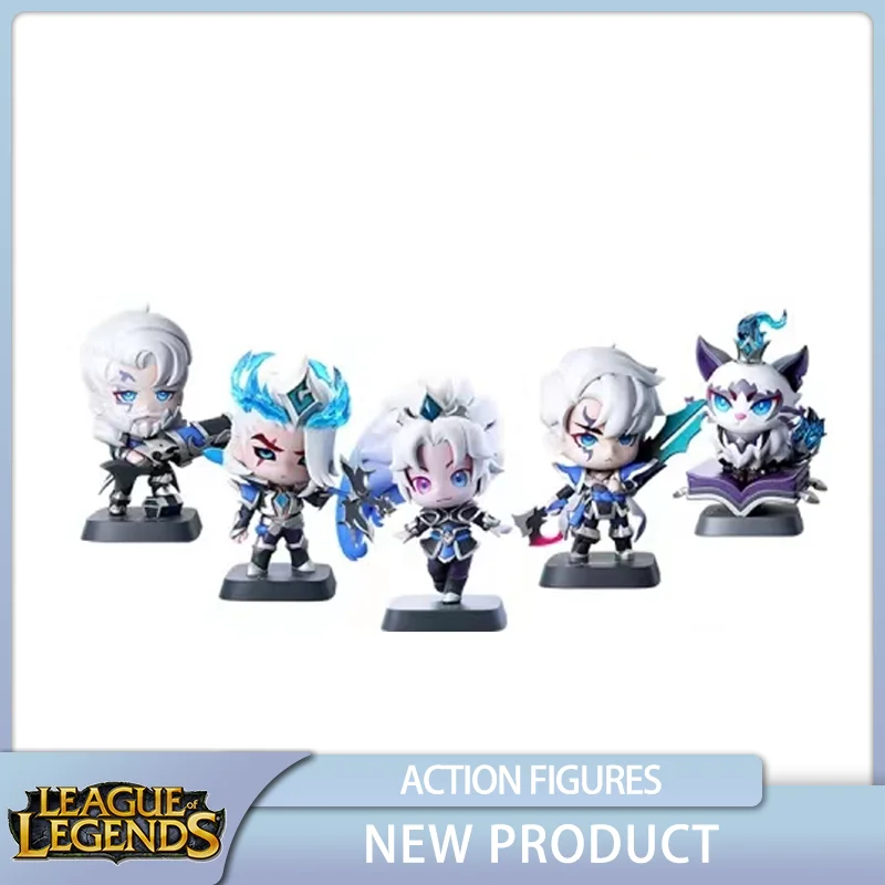 Aphelios Viego Graves Yuumi Zoe Anime Action Figures Collect Model Toys No Box