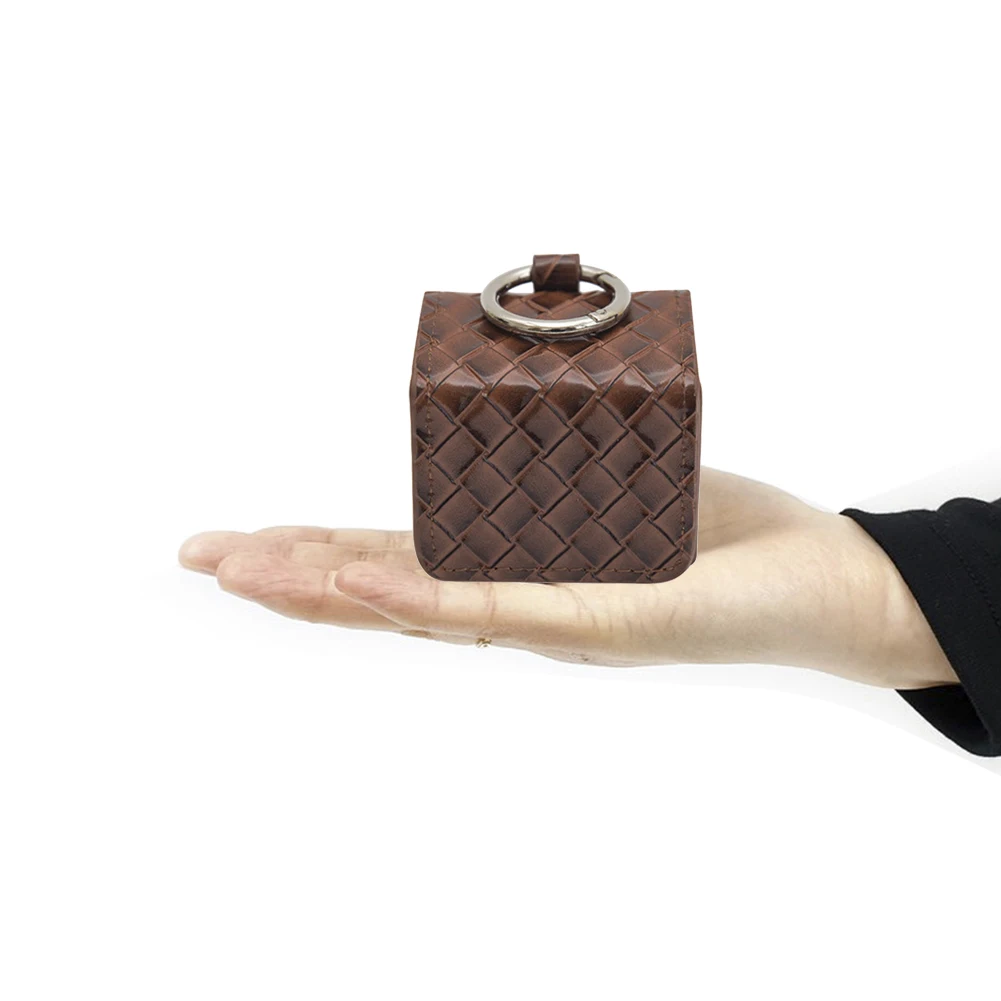 

6CM Portable Mini Golf Ball Bag PU Leather Hanging Waist Carrier Pack Golfball Holder Storage Case Sports Accessories