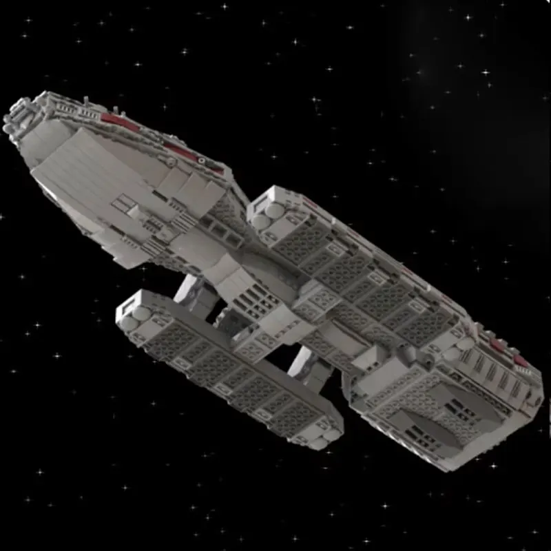Moc Battlestar Galactica Строительные блоки Звезда Фильм Технология Кирпичи DIY Оружие