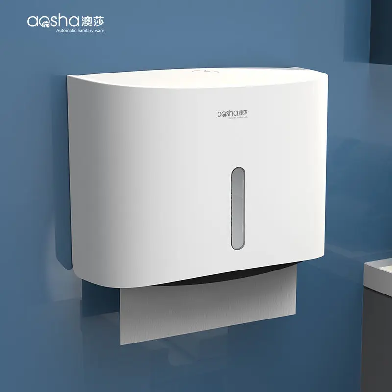 

Bathroom Paper Towel Dispenser Wall Tissue Dispenser Paper Towel Holder Punch Free Towel Dispenser for Toilet Storage Supplies