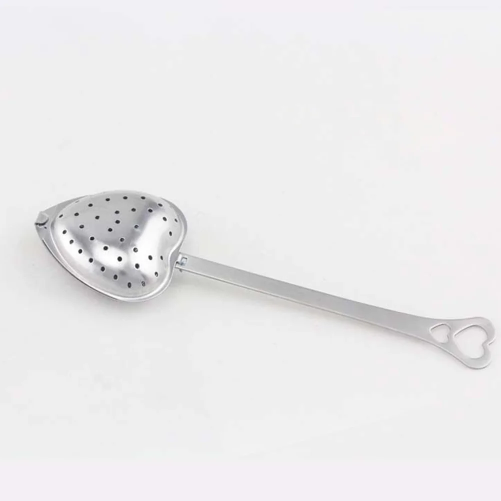 

10pcs Tea Strainer Infuser Heart Shape Stainless Steel Mesh Tea Tea Strainer Filters Tea Interval Diffuser for Loose Infusers