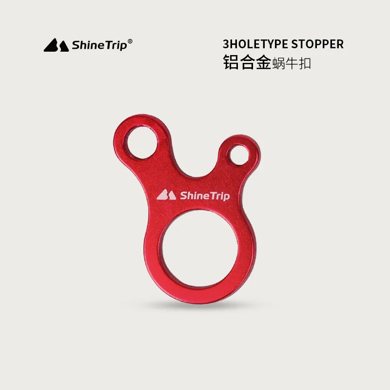

Outdoor 3-hole quick tying tool tent adjustment buckle snail wind rope buckle stop