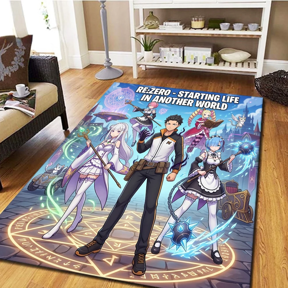 Фото Ковер для спальни и гостиной Re Zero, крутой коврик для дома и декора, игровой коврик для пола -HE45 №2