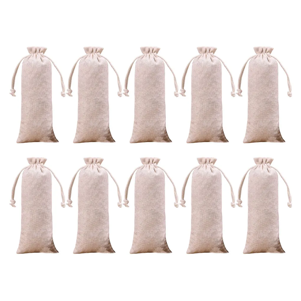 

10 шт., карман на шнурке для ювелирных изделий