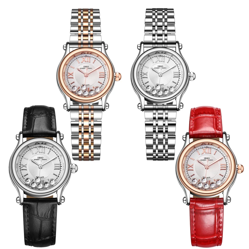 Luxury New Women Watches Rose Golden Ladies Brand Waterproof Steel Female Wristwatch Leather Trend Silver Hand Clock Girl Gift enlarge