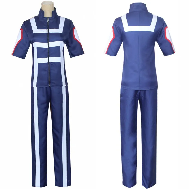 

My Hero Academia Boku No Hero Cosplay Costume Men Women School Uniform Gym Suit Tshirt Pants Midoriya Izuku Todoroki Shouto