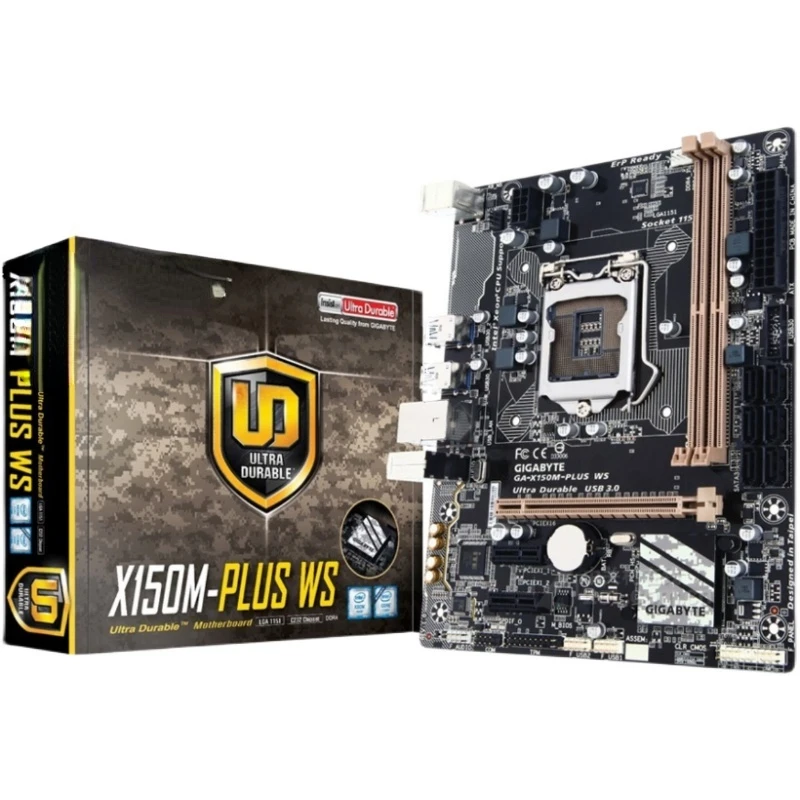 

X150M-PLUS Ws All-Solid-State X150 Motherboard DDR4 Memory Support E31220v6