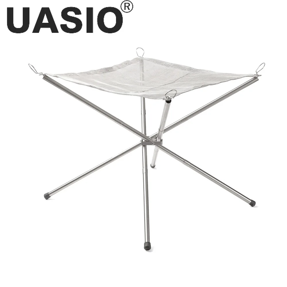 

Разборная садовая нагревательная сетка для заднего двора из нержавеющей стали для кемпинга на открытом воздухе стойка для огня Складная се...