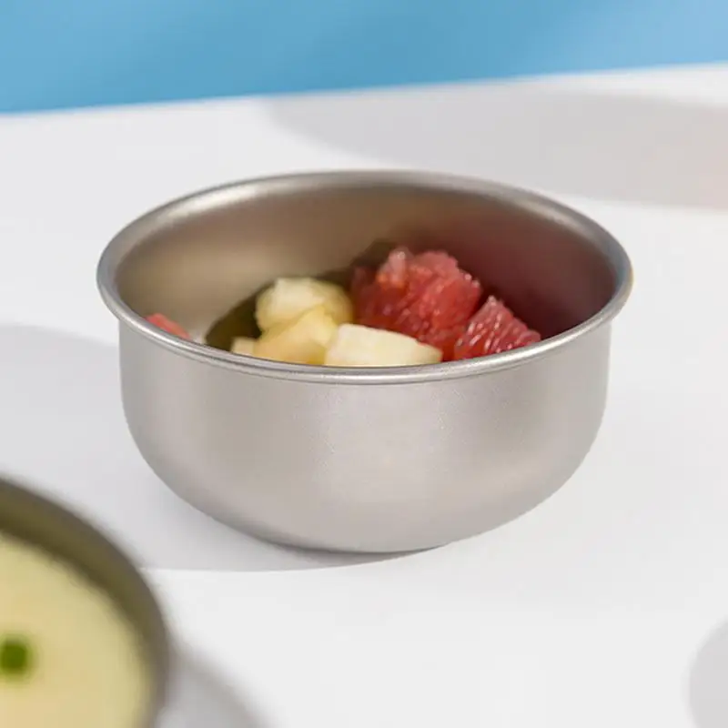 Титановая миска для лапши фруктов портативные десертные миски альпинизма
