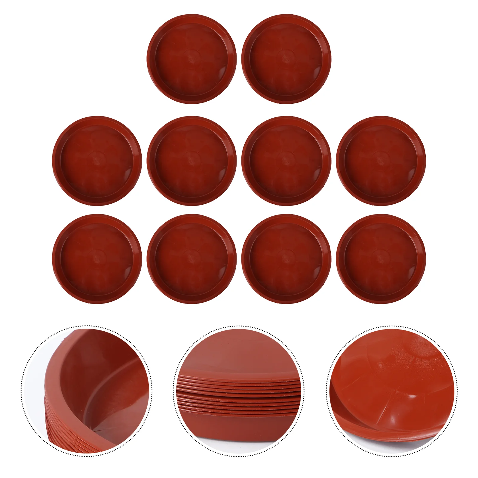 

10pcs Drip Tray Saucer Pot Saucer Plants Orchid Humidity Tray Catchers for Potted Plants