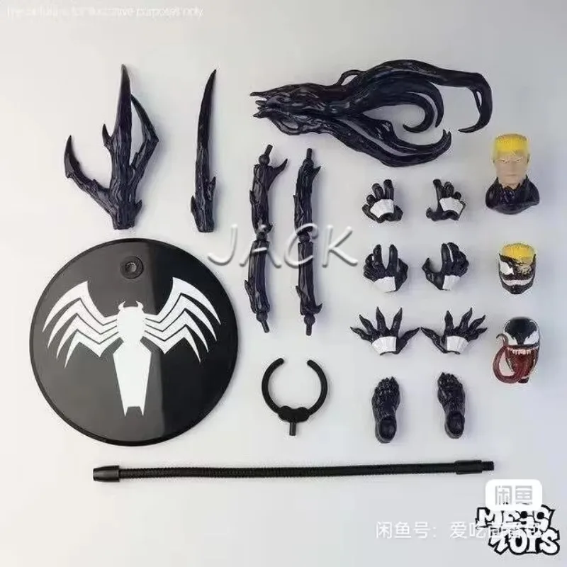 Фото В наличии: Новинка Mayhem Toys — фигурка Человека-паука Венома «Смертоносный сосед-симбиот» (черный набор) от Messtoys. Коллекционный подарок. №4