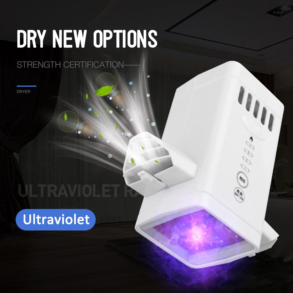 

Electric Clothes Drying Rack Portable Folding Uv Disinfection Portable Clothing Shoes Negative Ion Foldable Heater Hanger