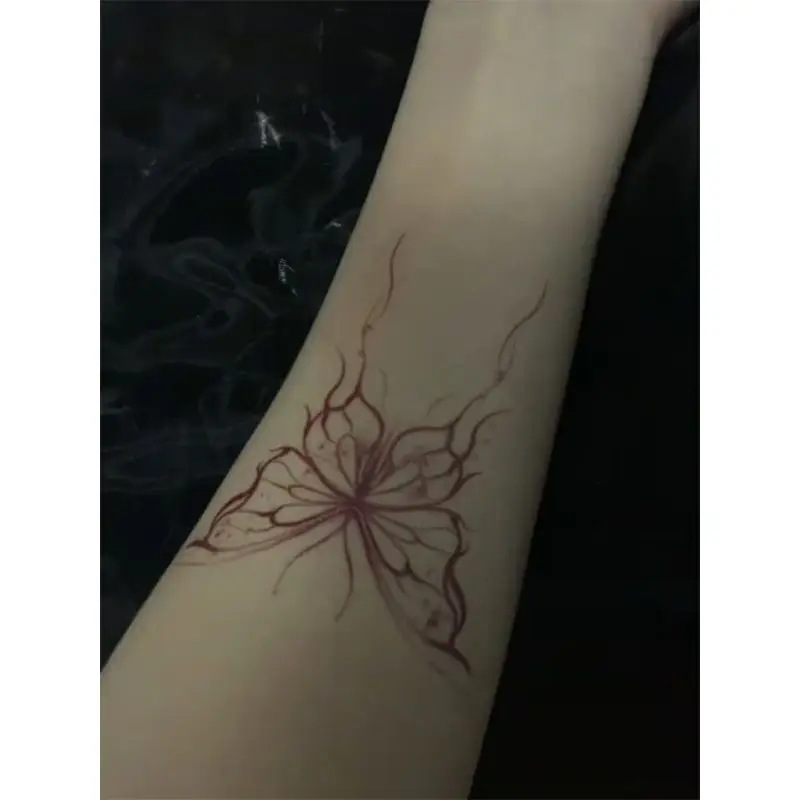 

Sweet Cool Butterfly Sexy Tattoo Stickers Fake Tattoos for Women Waterproof Tatto Y2k Cute Art Tatoo Hotwife Temporary Wholesale