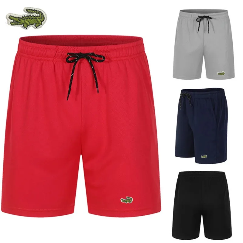 

2023 New CARTELO Embroidery Casual Shorts Men Running Sport Baseball Shorts Male Summer Elastic Waist Loose Knee Length Pant