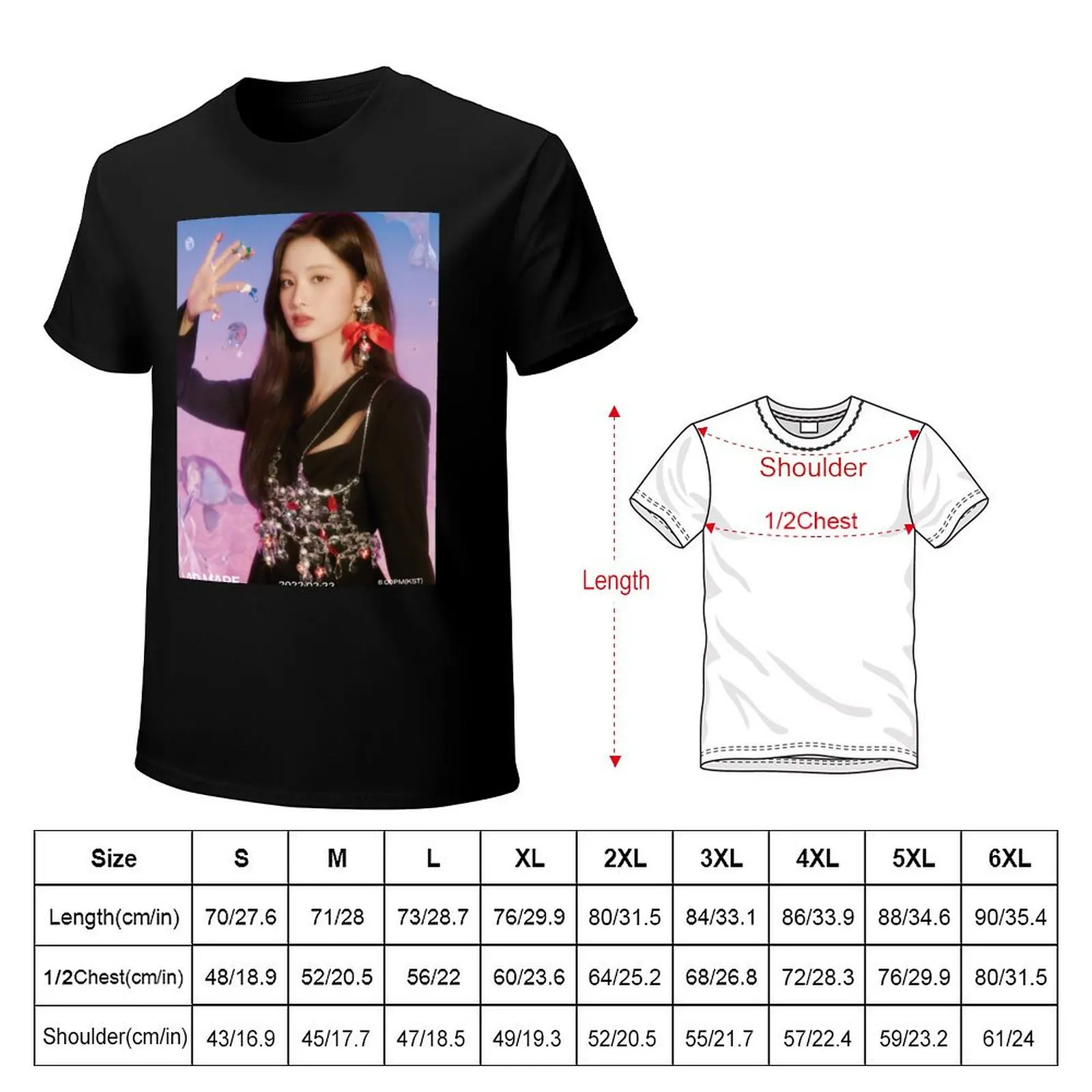 Футболка NMIXX SULLYOON O.O мужские футболки с аниме таможенные для мальчика футболка