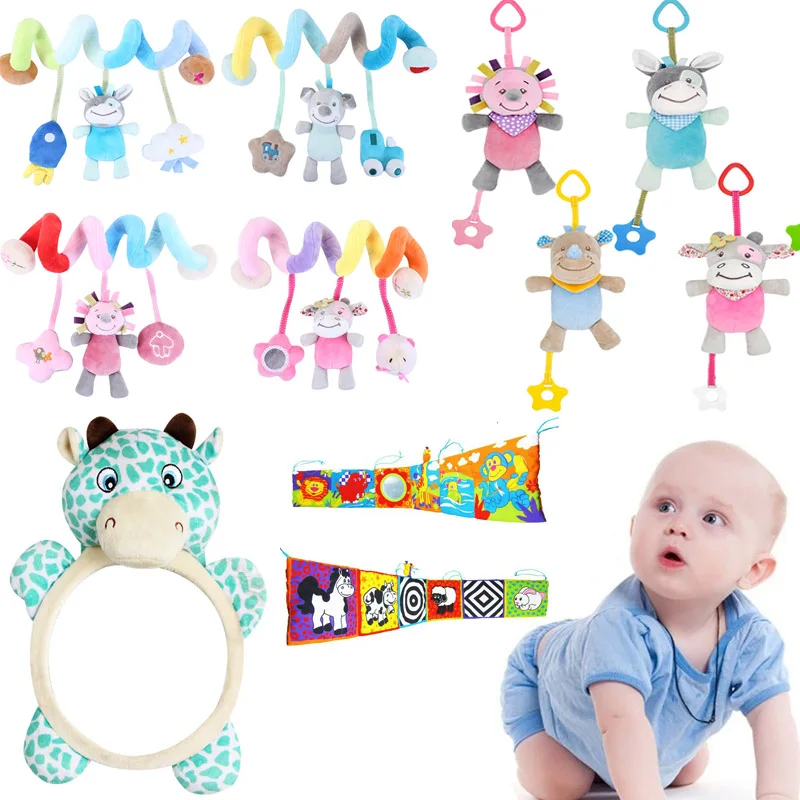 

Baby Toys Crib Bumper Newbron Cloth Book Infant Rattles Knowledge Around Multi-Touch Colorful Bed Bumper Baby Toys 0-12 Months