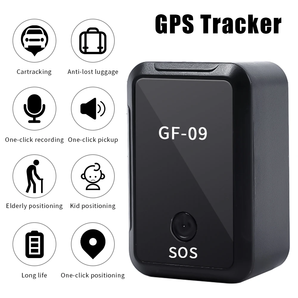 GPRS Mini Tracking Locator GF07 GF09 GF21 GSM Car GPS Locator Pet  Tracker Anti-Lost Recording Tracking Voice Control Can Recor