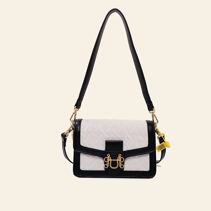 

Fashion Stitching Shoulder Bag Ladies Messenger Bag High Imitation Brand Bag PU Leather Small Square Bag Tote Bag Lipstick Bag