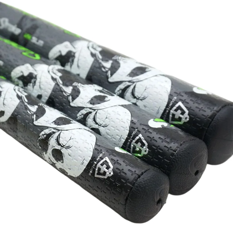 

Skull Print Golf Putter Grip PU Non-slip Wear-resistant Golf Putter 1 Pcs Golf Club Grip