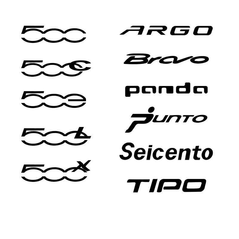 Наклейка из ТПУ для тюнинга кузова автомобиля Fiat 500 500C 500E 500L 500X Argo Bravo Panda Punto Seicento