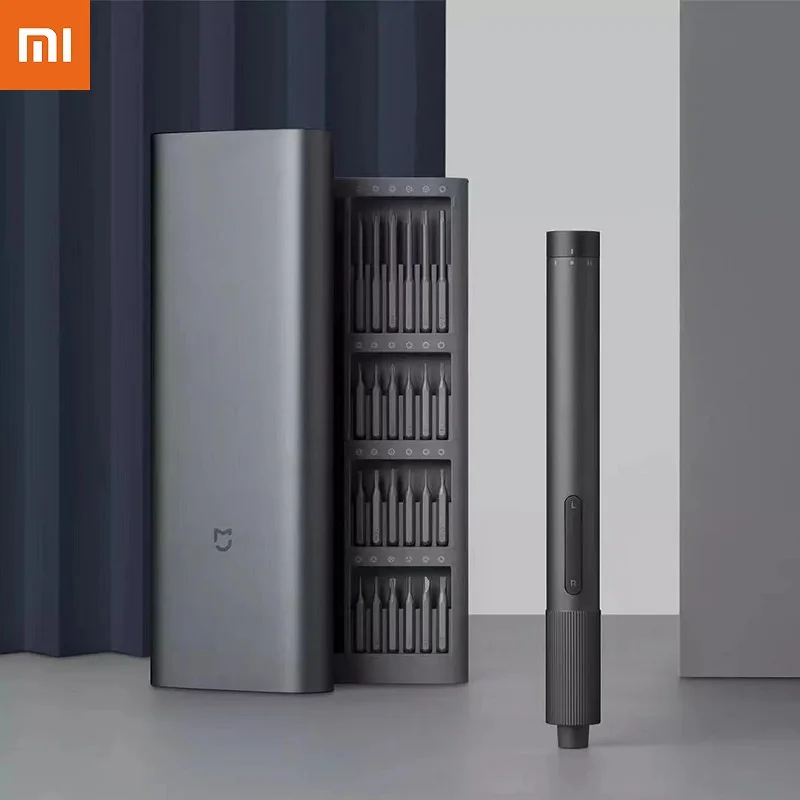 

Xiaomi Mijia Electric Screwdriver 1+24 Kit Precision Equipment Repair Tools Multi-speed Adjustable Rechargeable Magnetic Box