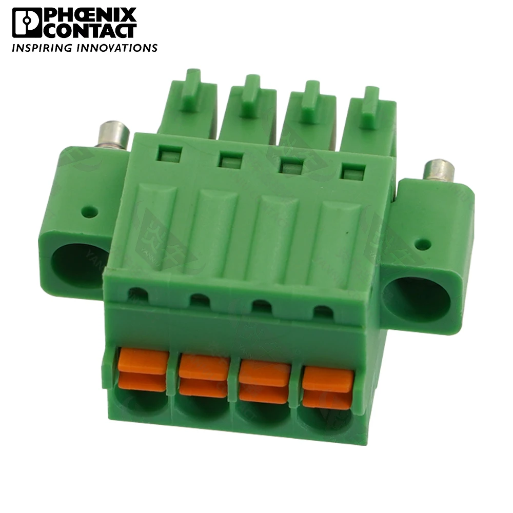 

Оригинальный подлинный контактный разъем Phoenix 3,81 мм, подключаемый штекер для печатной платы, Клеммная колодка, 4 контакта, Φ 1,5 STF 3,81 1940114 8A 160V