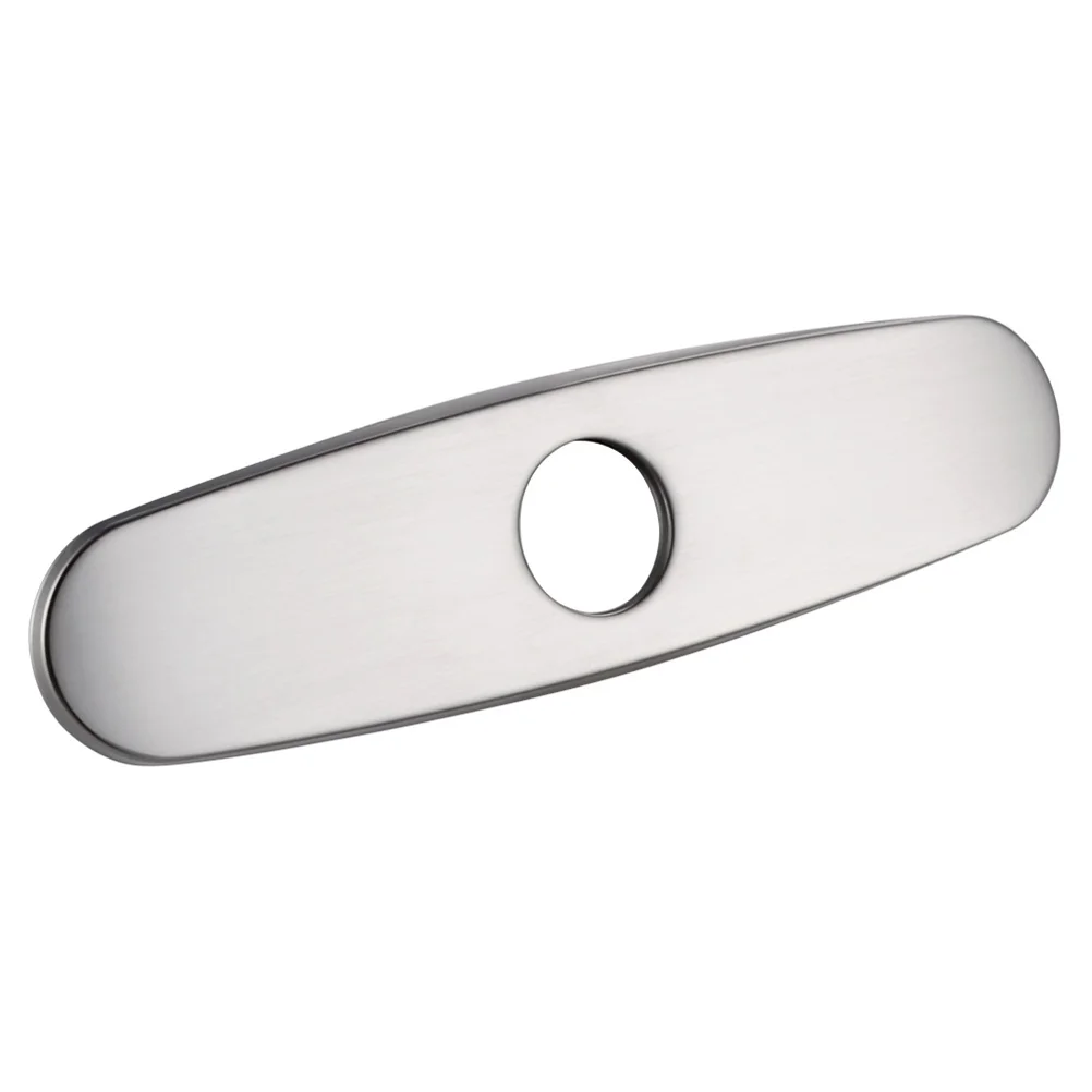 

Sink Coverplate Hole Kitchen Deck Escutcheon Tap Basin Accessories Bathroom Showerboard Countertop Nickel Brushed Trim Stainless