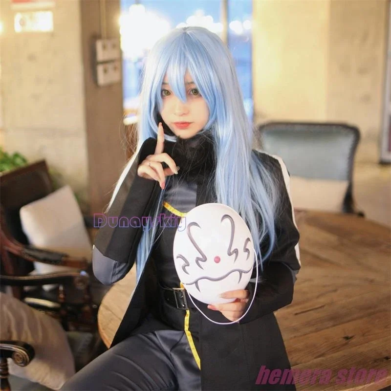 Костюм для косплея из аниме I Get Reincarnated As A Slime Rimuru Tempest униформа на Хэллоуин Тренч