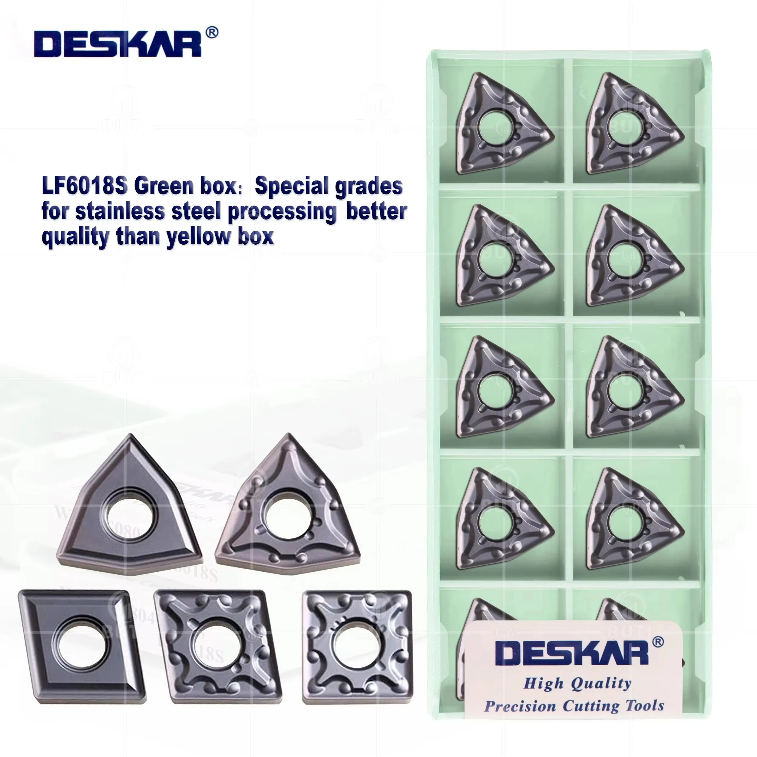 

DESKAR Токарные лезвия WNMG/SNMG/CNMG LF6018S