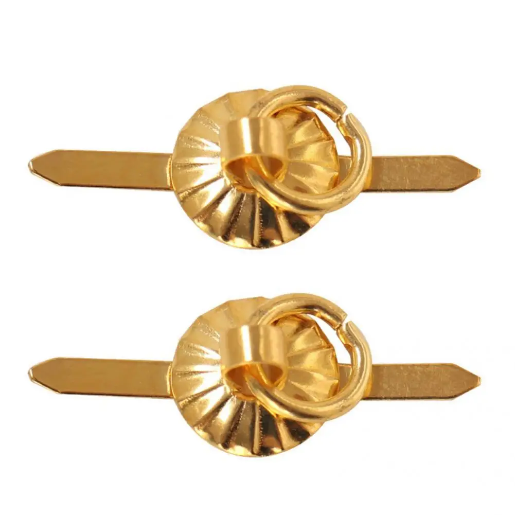 

Alloy 2Pcs Ingenious Smooth Surface Hardware Handle Accessories Good Craftsmanship for Micro Landscape