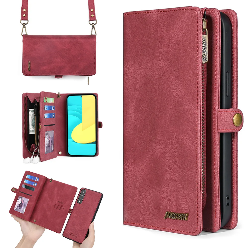 

Wallet Shoulder Bag Phone Case For LG Stylo5 Stylo6
