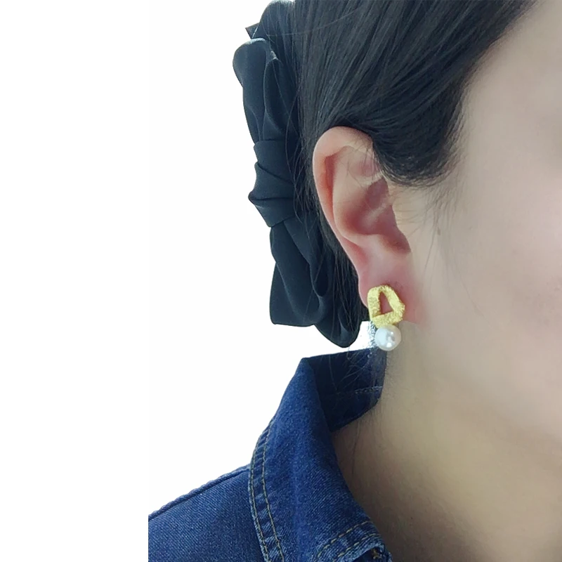 ZHBORUINI 2024 новые серьги с натуральным пресноводным жемчугом женские изысканного