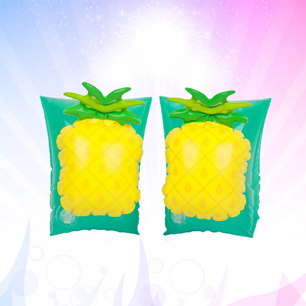 

1 Pair Arm Ring PVC Inflatable Safety Swimming Arm Bands Swim Pool Accessory Float Ring for Kids Boys Girls