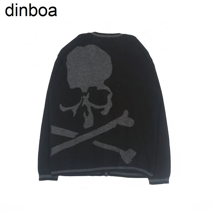 

Горячая новинка зимние мужские свитера Мужская мода оверсайз свитер со скелетом Mmj высшее качество Мужское искусственное трикотажное паль...