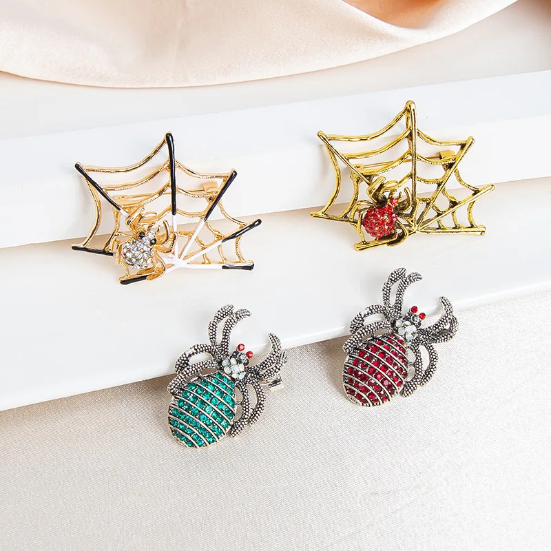 Брошь в виде бабочки цветная Стразы с рисунком масляных насекомых брошь