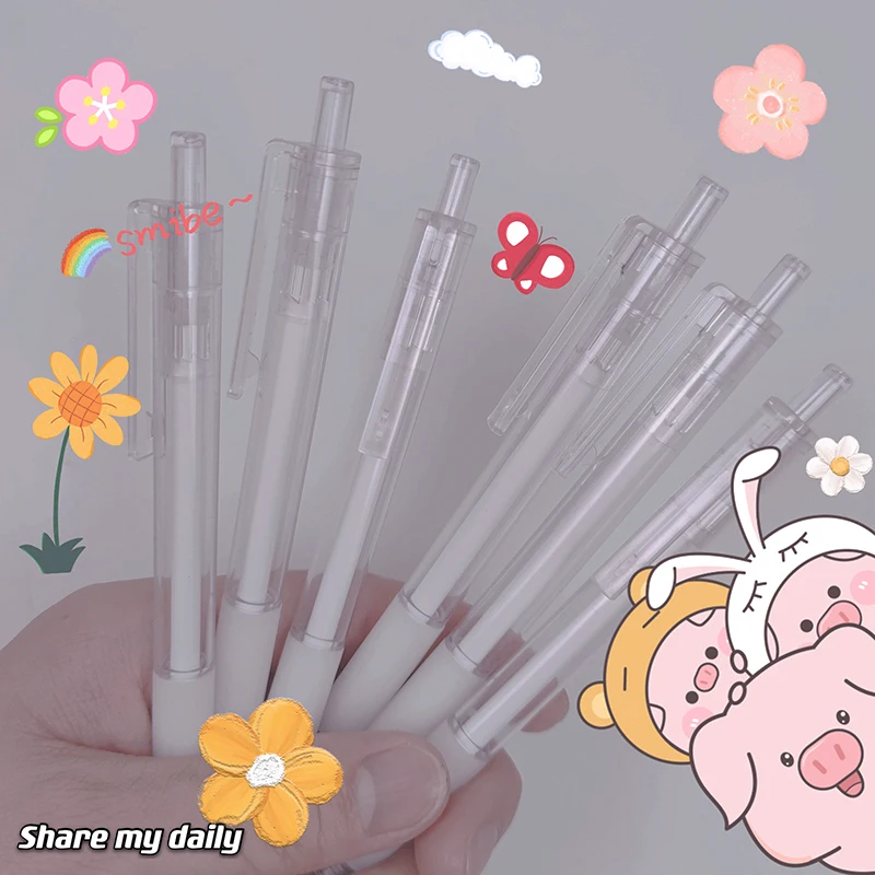 Нажмите гелевую ручку свежий и простой высококлассный для студентов с