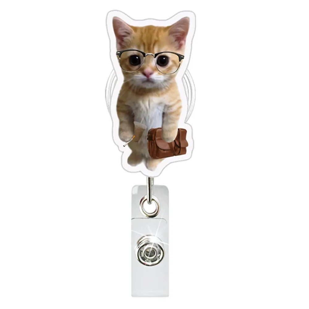

Брелок с котом Funny Retractable Cat Keychain