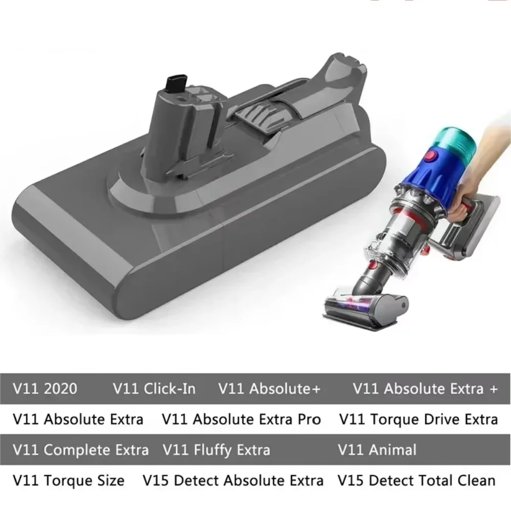 Новый 6000 мАч для Dyson V11 SV15 сменный литиевый аккумулятор 25 2 В Absolute Pro пушистая