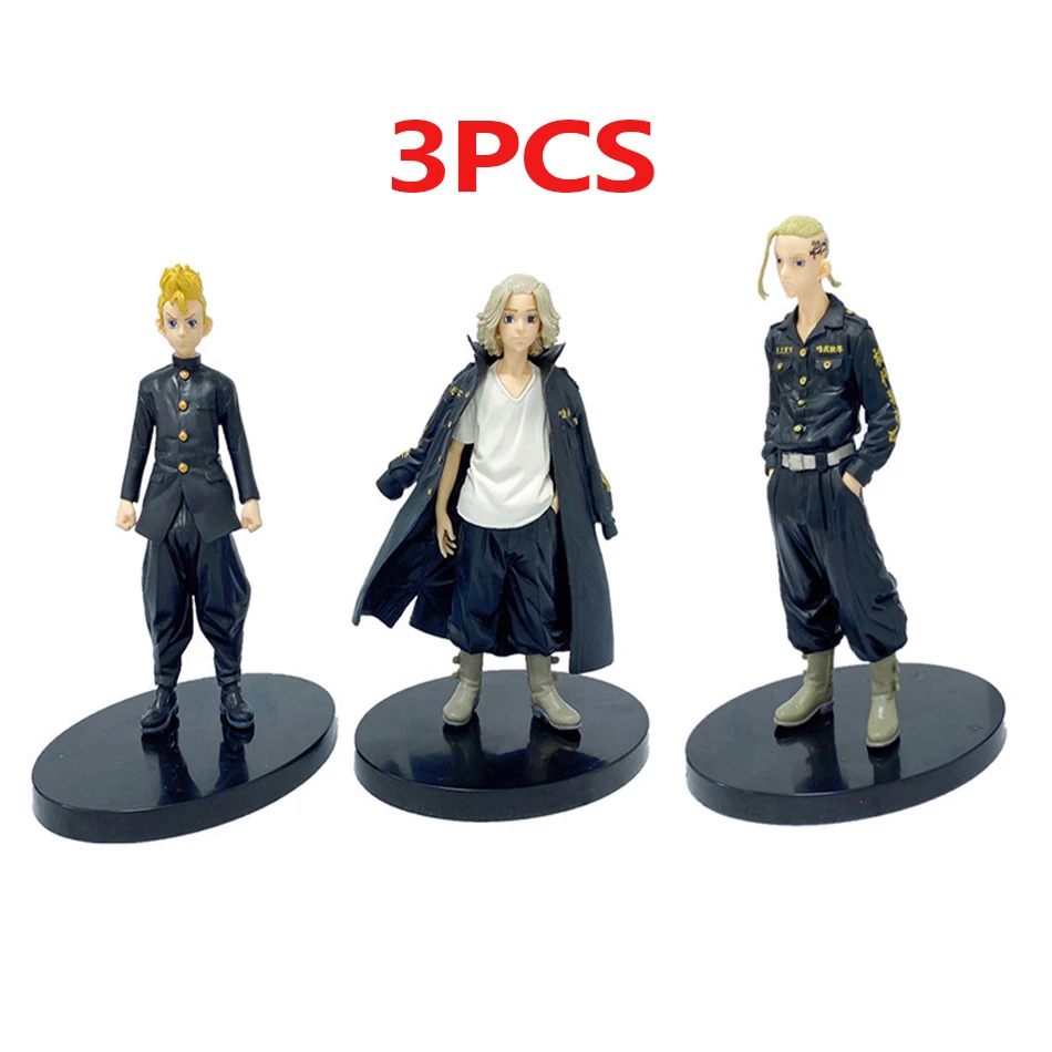 

Figuras de acción de los vengadores de Tokio, Hanagaki Takemichi Ryuguji Ken Baji Keisuke Matsuno Chifuyu, juguetes coleccionabl