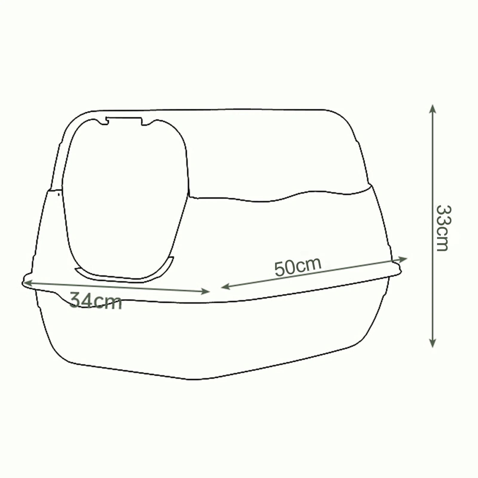 Лоток для кошачьего туалета со съемной ЛОПАТКОЙ туалет домашних животных