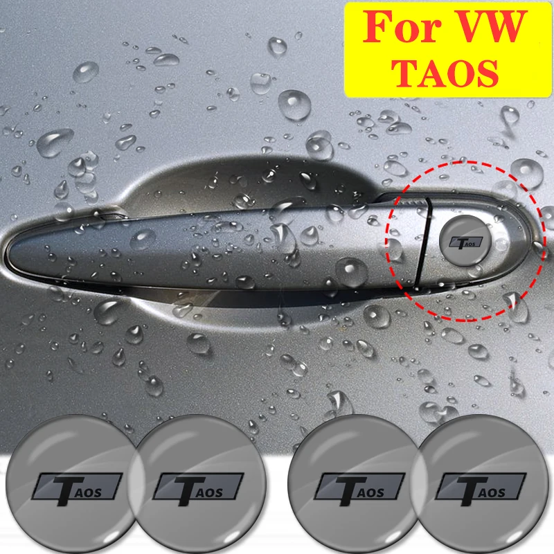 

Car stickers Car Lock Keyhole Protection Stickers Car decoration For Volkswagen VW Taos POLO Passat Gofl CC Arteon Tiguan T-ROC