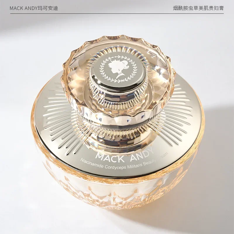 Marco Andy Ниацинамид Кордицепс Beauty Lady Cream Прозрачный увлажняющий и естественно