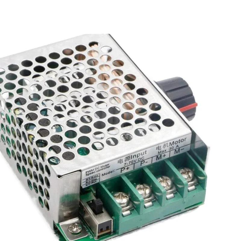 Горячий! Переключатель контроллера скорости двигателя Riorand 7-70 В Pwm DC 30a цифровой